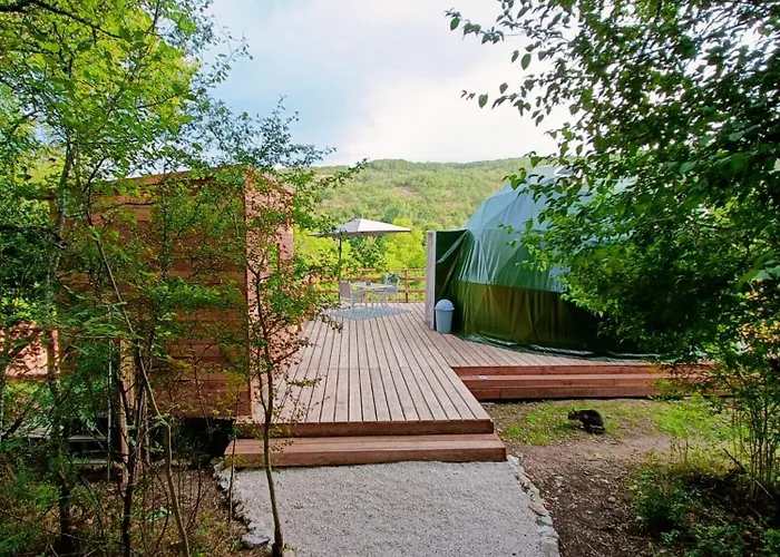 Luksustelt Glamping Dome Benzene