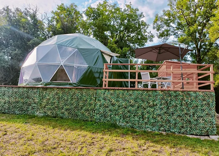 Luksustelt Glamping Dome Benzene